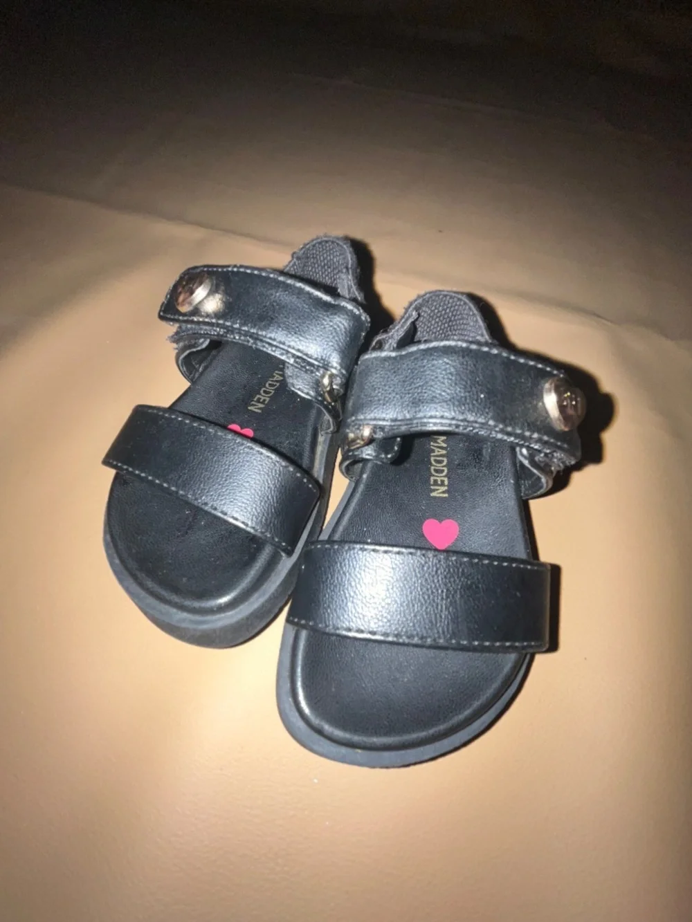 Steve Madden C5 Black Sandals